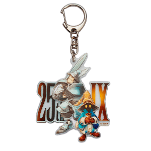 Llavero Final Fantasy IX 25th aniversario Vivi Ornitier y Adelbert Steiner de 7,5 cm