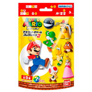 Figura para llavero Super Mario Bros. Mascot Charm Collection series 2 de 5,5 cm (surtido) para Merchandising en GAME.es