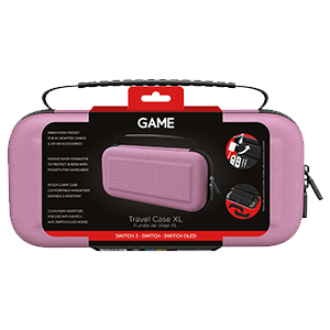 GAME GM-34964 Bolsa de transporte Rosa para Switch2