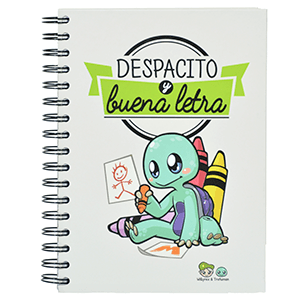 Cuaderno con anillas y tapa dura Trotuman tamaño A5 y 120 hojas