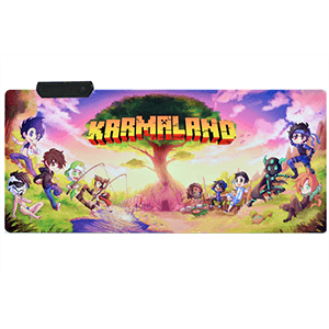 Alfombrilla gaming con iluminacion RGB para ratón Karmaland tamaño XXL