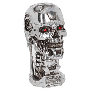 Caja de almacenamiento Terminator 2 cabeza T-800 de 21 cm