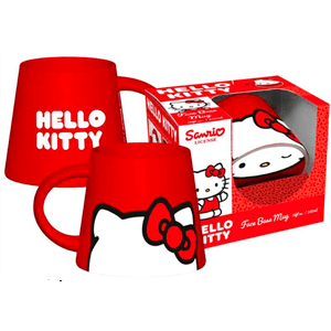 Taza Cónica Con Base Ilustrada 350 Ml Hello Kitty