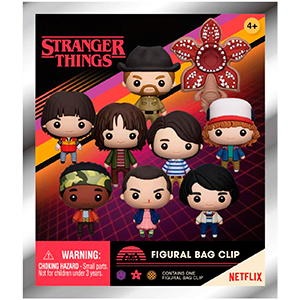 Colgante 3D Stranger Things Series 1 para Mochilas y bolsos (surtido)