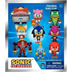 Colgante 3D Sonic Series 3 para Mochilas y bolsos (surtido)