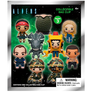 Colgante 3D Aliens Series 3 para Mochilas y bolsos (surtido)