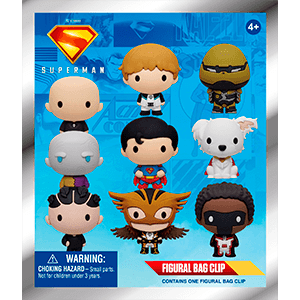 Colgante 3D Superman Legacy Series 1 para Mochilas y bolsos (surtido)