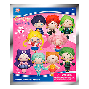 Colgante 3D Sailor Moon Series 6 para Mochilas y bolsos (surtido)
