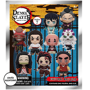 Colgante 3D Demon Slayer (Temporada 3) Series 7 para Mochilas y bolsos (surtido)