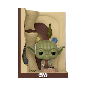 Figura POP Nooks: Star Wars Yoda en su cabaña