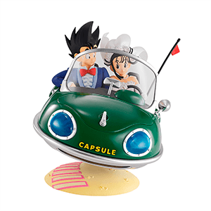 Figura Ichibansho Dragon Ball Son Goku & Chichi (Snap Collection 2) de 14 cm