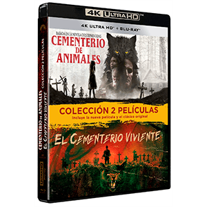 Pack Cementerio Viviente (1989) + Cementerio de Animales (2019) 4K + BD
