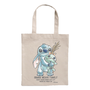 Bolsa de tela Disney Stitch Ohana means Family