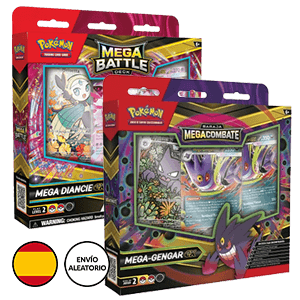 Pokémon Baraja Megacombate Mega Gengar ex / Mega Diancie ex (surtido)