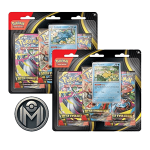 Pack de 3 Sobres de cartas Pokemon Megaevolución