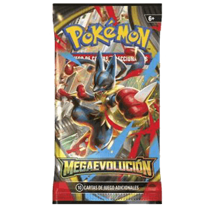 Sobre de cartas Pokémon Megaevolución