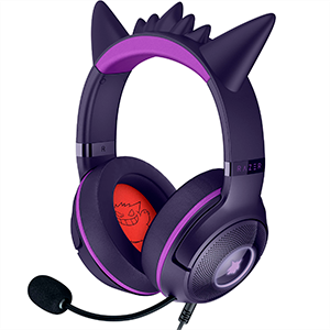 Razer Kraken Kitty V2 RGB Pokémon Gengar Edition PC - PS5 - PS4 - Auriculares Gaming