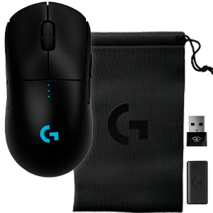Logitech G Pro 2 Lightspeed Bundle Raton + Funda + Dongle - Raton Gaming