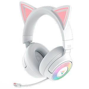 Razer Kraken Kitty V3 Pro Wireless Bluetooth White PC - PS5 - PS4 - Switch - Movil - Auriculares Gaming para Nintendo Switch, PC, Playstation 5, Telefonia en GAME.es