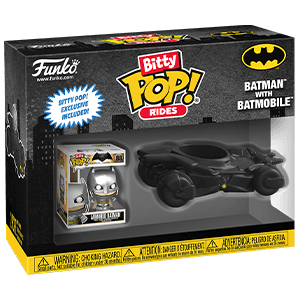 Figura Bitty POP Rides DC Batman y Batmovil