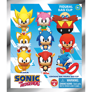 Colgante 3D Sonic Series 4 para Mochilas y bolsos (surtido)