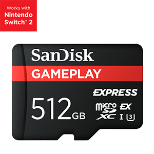Sandisk GamePlay MicroSD Express 512GB - Tarjeta Memoria
