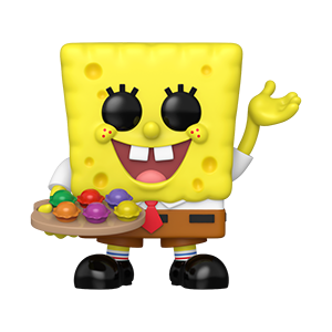 Figura POPAnimación: Bob Esponja con Bonitas Hamburguestas (Glow)