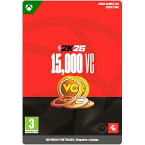 Nba 2K26: 15,000 Virtual Currency Pack Xbox Series X|S and Xbox One para Prepagos en GAME.es