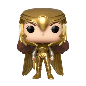 Figura POP Wonder Woman 1984: Wonder Woman Power Pose con Traje Dorado (REACONDICIONADO)