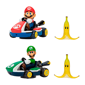 Figura Mario Kart Karts Megagiros (Luigi & Mario) (surtido)