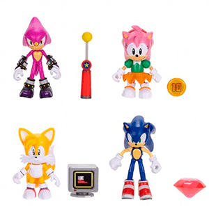 Figura coleccionable con accesorio Sonic Series 19 de 10 cm (surtido)