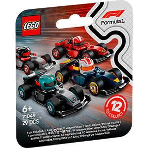 LEGO Minifigures Coche de F1 Coleccionable 71049 (REACONDICIONADO)