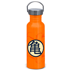 Botella de aluminio con asa Dragon Ball Kanji de 800ml (REACONDICIONADO) para Merchandising en GAME.es