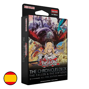 Baraja de Estructura Yu-Gi-Oh! JCC El Deck de las Crónicas : El Caído y La Virtuosa Edición All-Foil