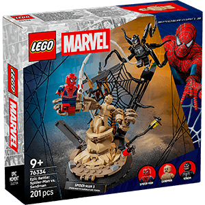 LEGO Super Heroes Marvel Batalla Legendaria: Spider-Man vs. Sandman 76334