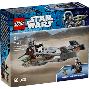 LEGO Star Wars Moto Speeder del Mandaloriano y Grogu 75436