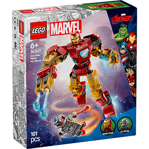 LEGO Super Heroes Marvel Armadura Robótica de Iron Man vs. Ultrón 76307 (REACONDICIONADO)