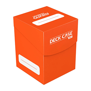 Caja de almacenaje para 100 cartas Ultimate Guard Deck Case de color naranja