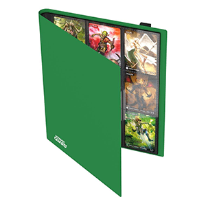 Portafolio Ultimate Guard Flexxfolio para 360 cartas de color verde