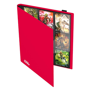 Portafolio Ultimate Guard Flexxfolio para 360 cartas de color rojo