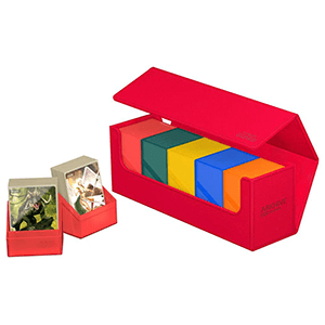 Caja de almacenaje para cartas Arkhive 400+ Xenoskin de color Rojo (400 uds)
