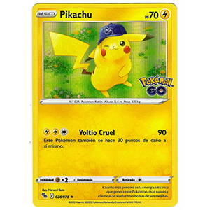 Carta promocional Pokemon Pikachu
