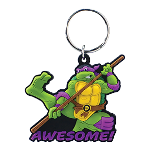 Llavero Tortugas Ninja Donatello Soft Touch PVC