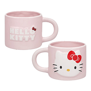Taza Hello Kitty Embossed de 400 ml