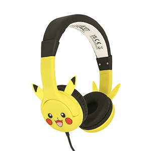 Auricular con cable para niños Pokemon Pikachu con orejas