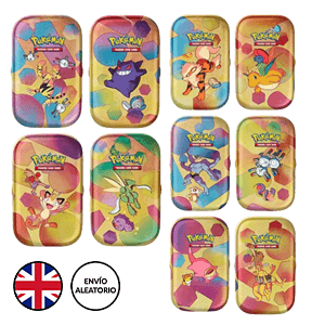 Mini lata Pokémon Escarlata y Púrpura 151 (inglés) para Merchandising en GAME.es