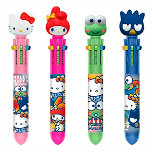 Boligrafo de 10 colores con Topper 3D Hello Kitty & Friends (REACONDICIONADO)