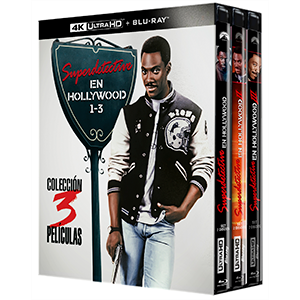 Superdetective en Hollywood 1+2+3 4K + BD