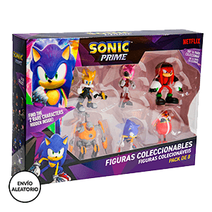Pack de 8 figuras Sonic de 6,5 cm (surtido)