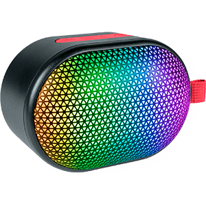 Altavoz compacto luminoso multicolor (REACONDICIONADO)